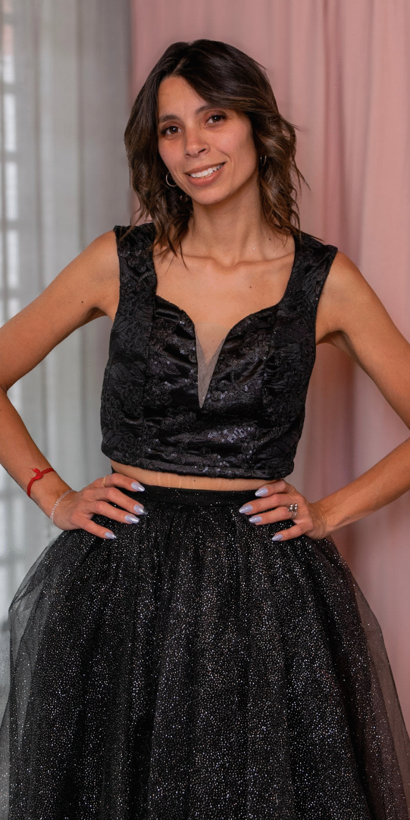 Vestido Negro Encaje